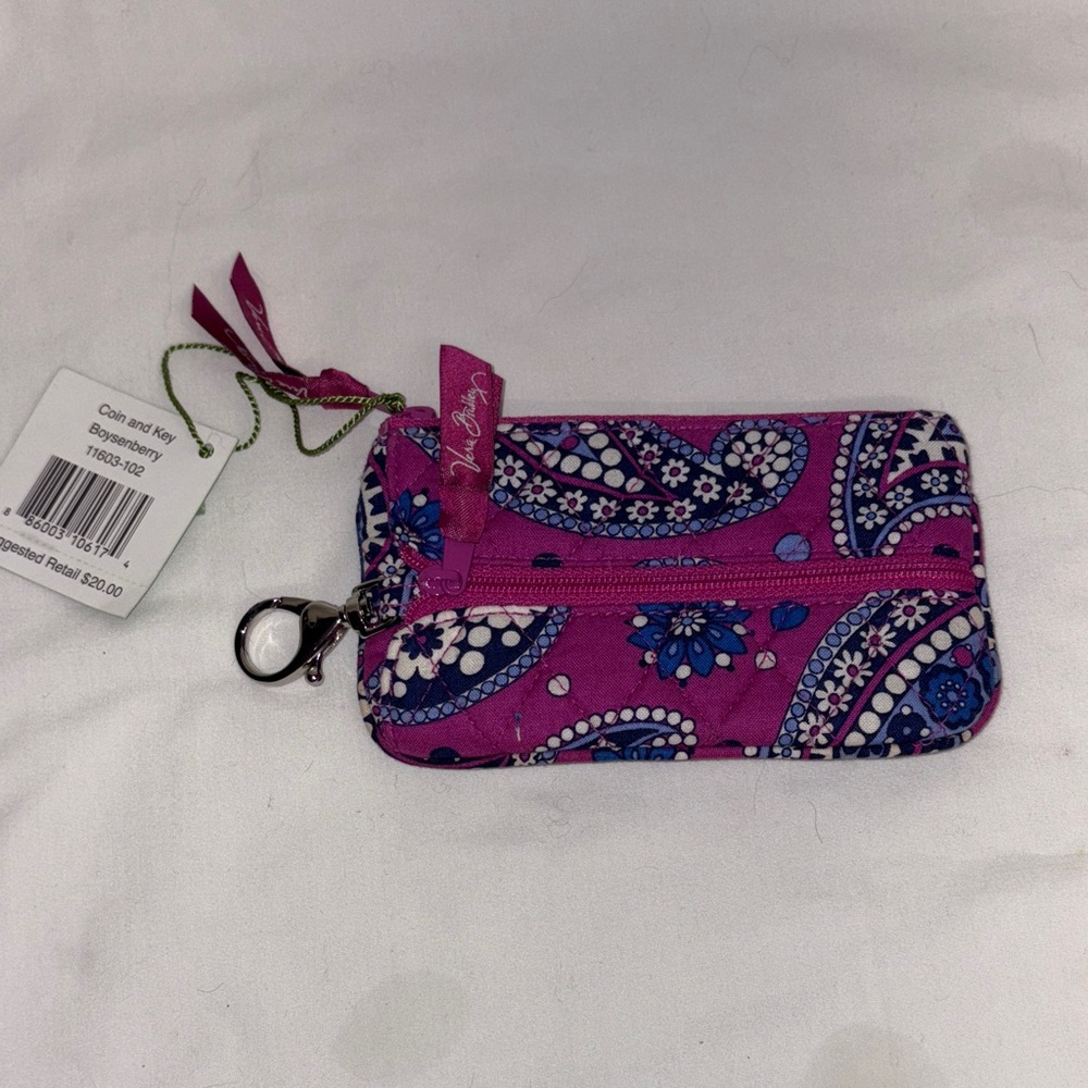 Vera Bradley Coin and Key Boysenberry 11603-102